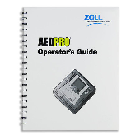 ZOLL AED PRO REPLACEMENT OPERATOR GUIDE 9650-0350-01